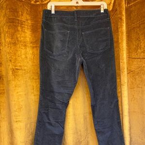 Velvet velour black pants skinny style universal thread